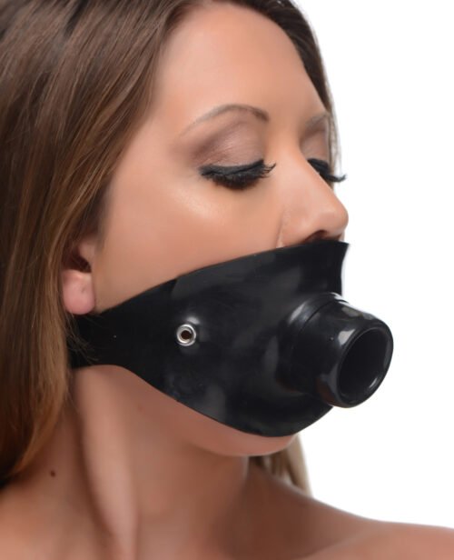 Rubber Open Mouth Piss Gag